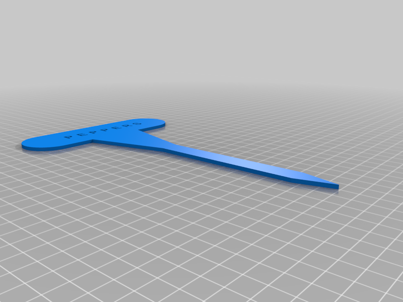 Garden Label Spikes by acidburn4321 | Download free STL model ...