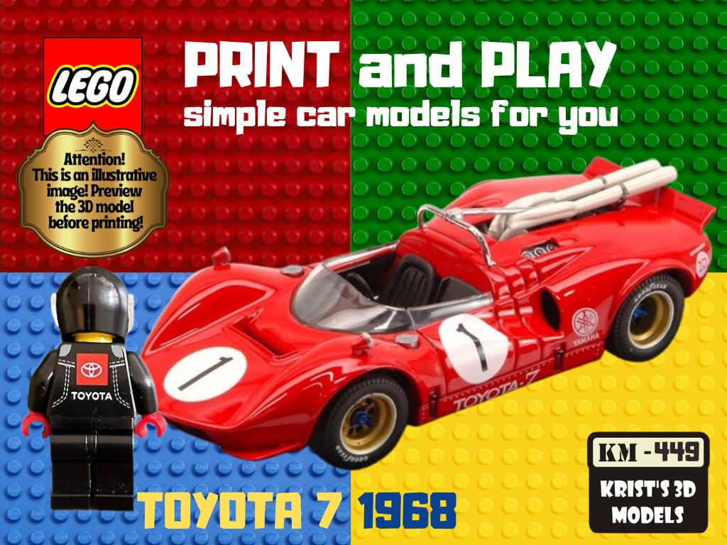 LEGO TOYOTA 7 GP 1968