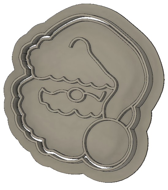 Cookie Cutter Santa Claus (vykrajovátko)