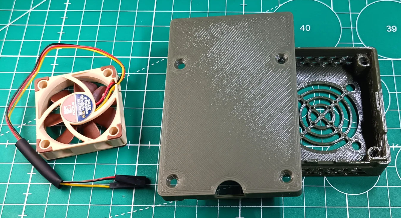 Raspberry Pi 4B case with 40mm fan by Kutilman Yuri | Download free STL ...
