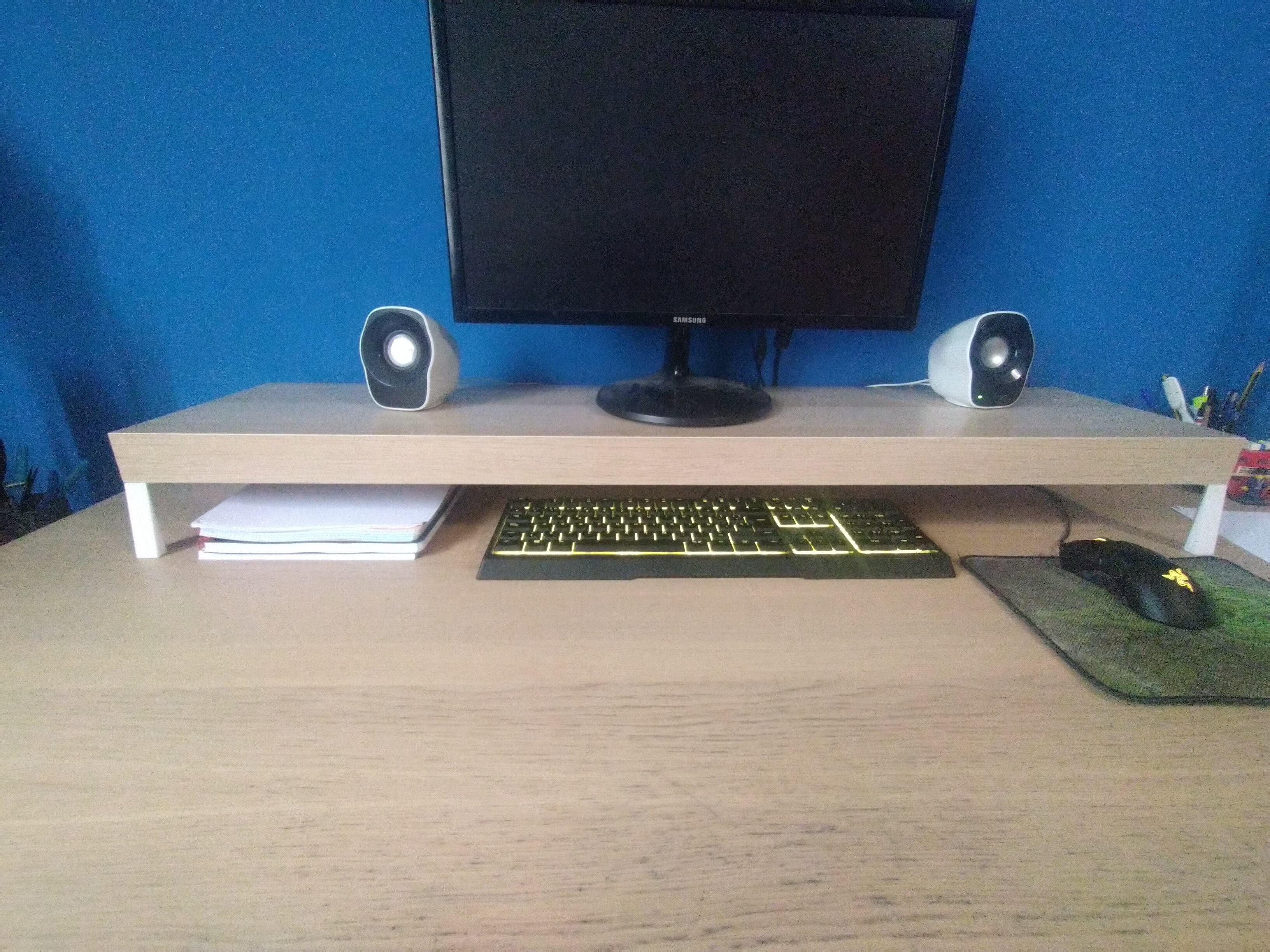 Lack desk shelf