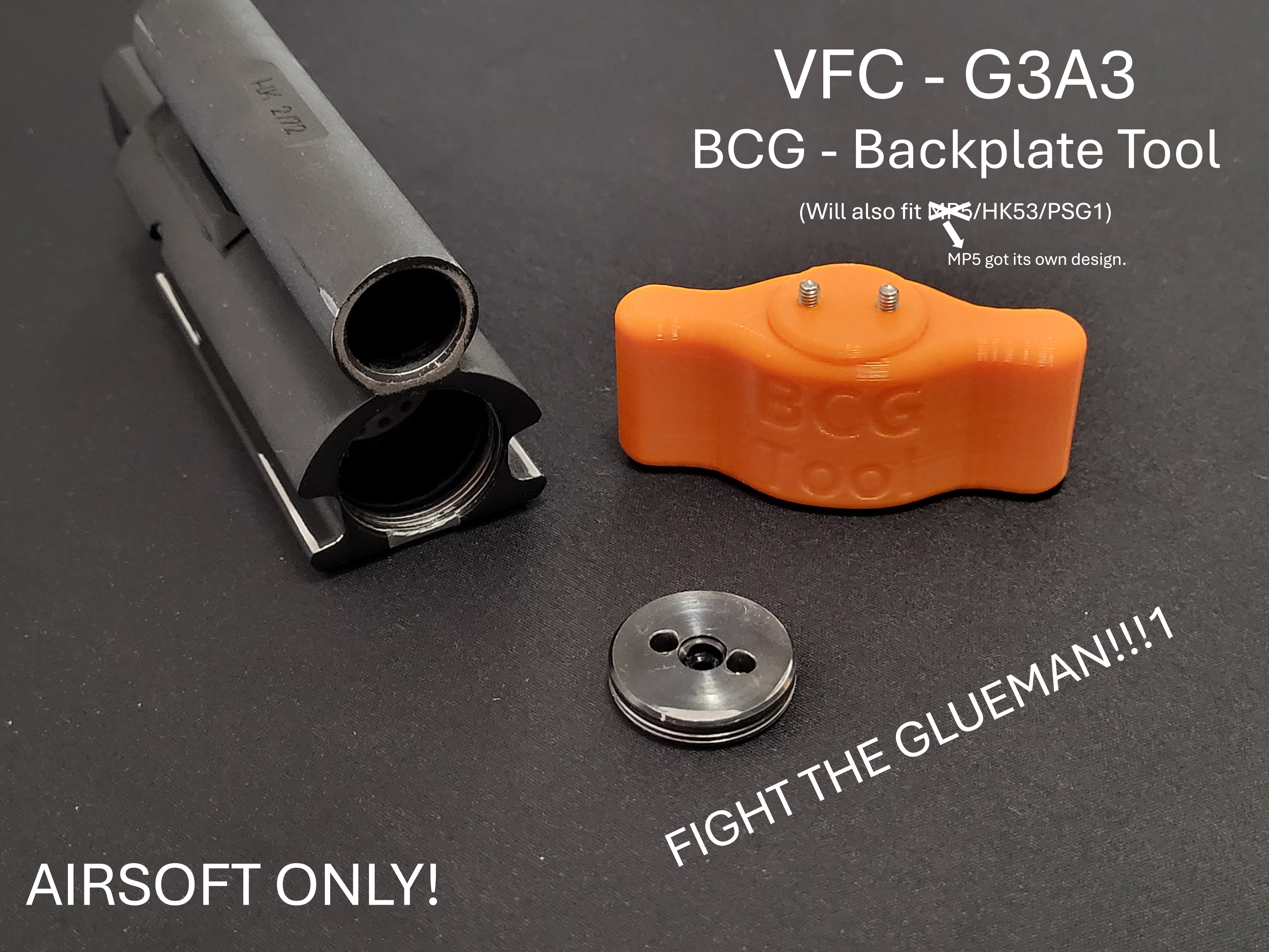VFC - G3A3/HK53 - BCG Backplate Tool Airsoft - Free Download