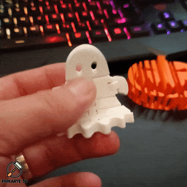 Halloween Flexi Boo – Articulated Ghost