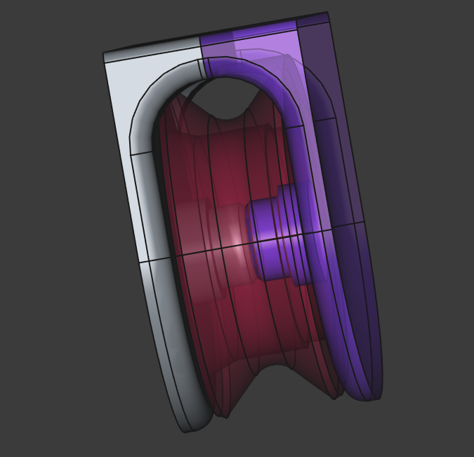 Fillament guide pulley