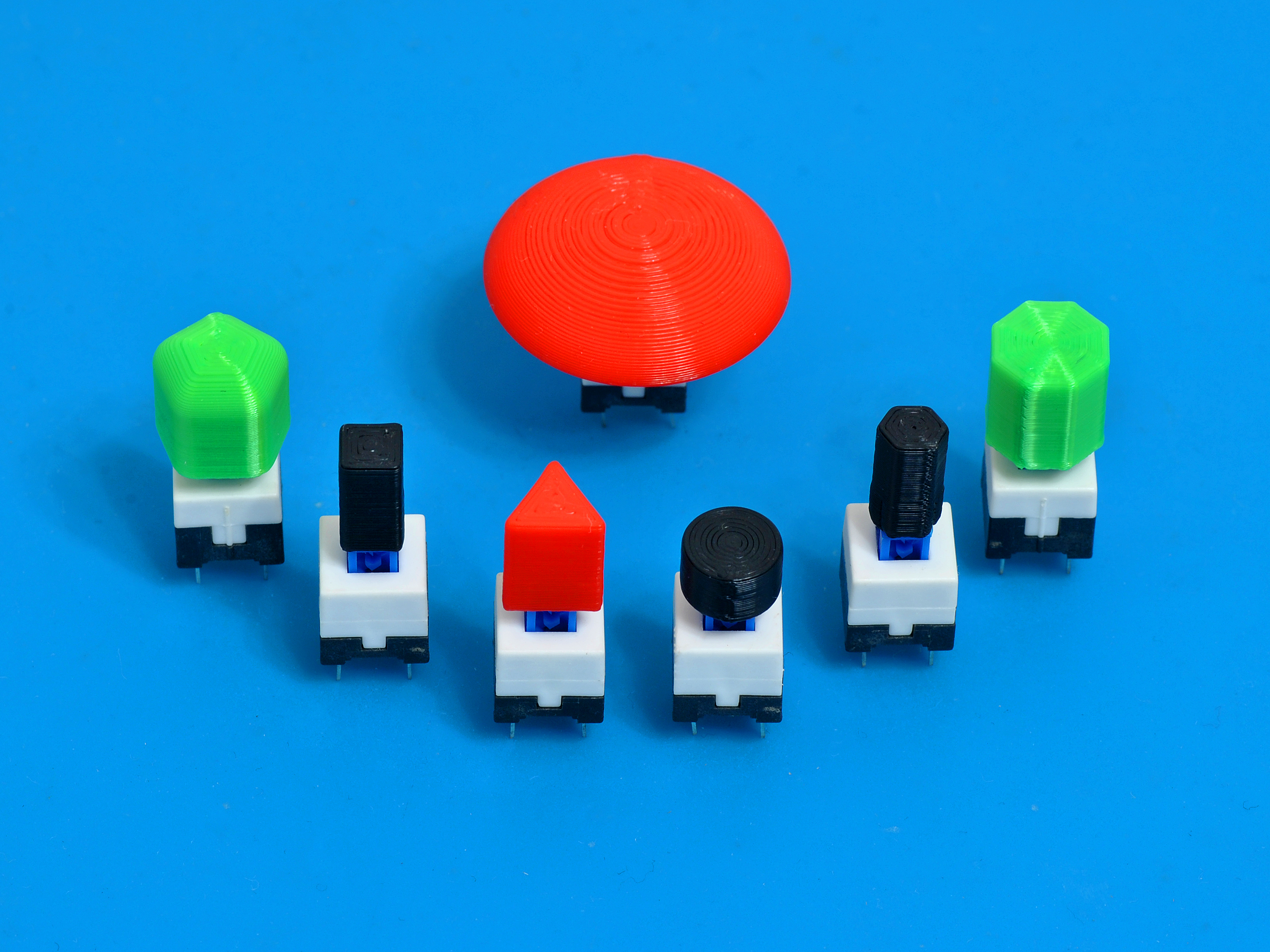 Parametric Button Cap for 7x7 / 8x8mm Push Button Switch