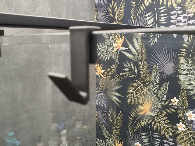 Shower Glass Towel Clothes / Hook / Glass Size 4-10 mm