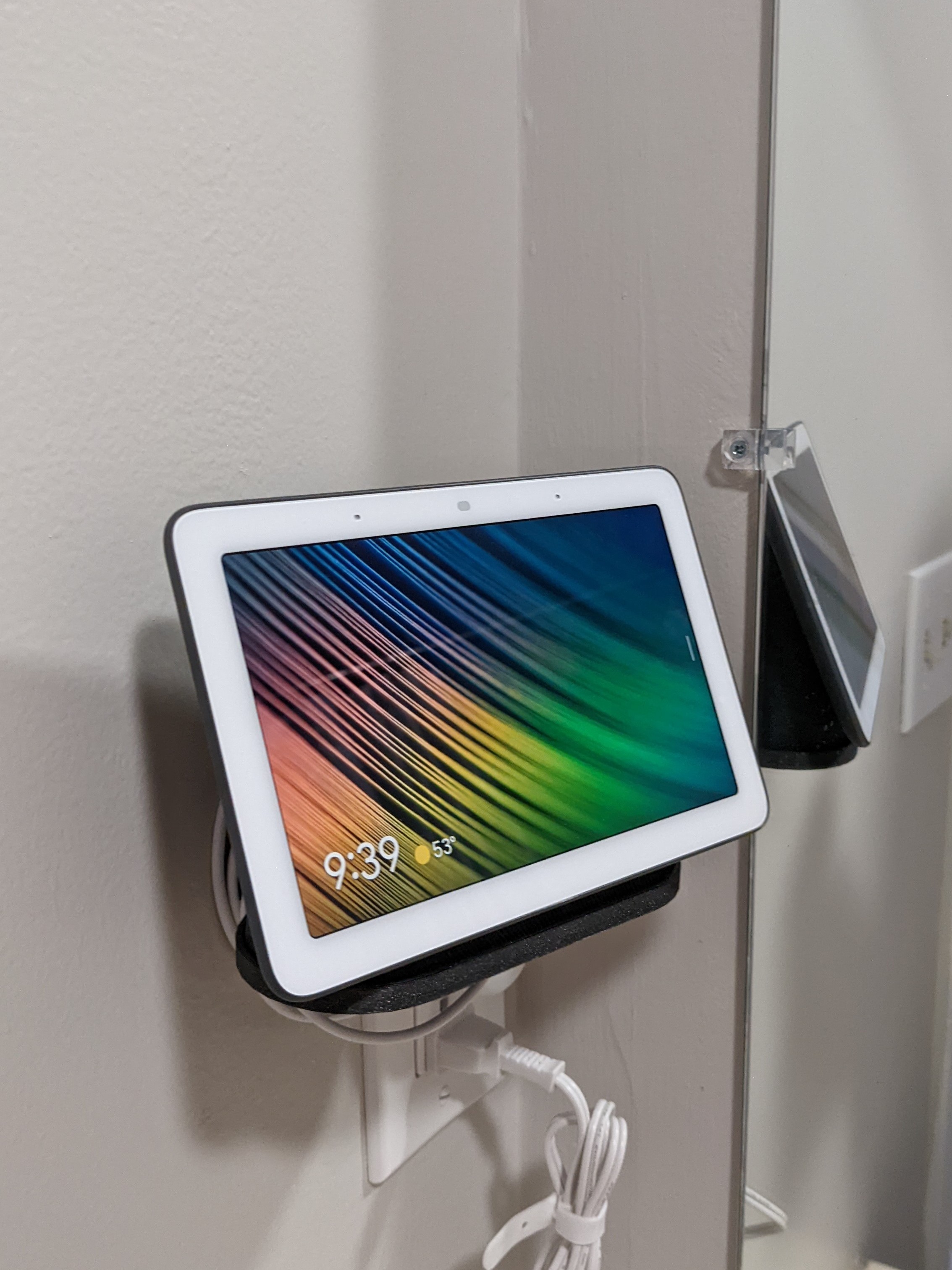 Google Home Hub Angled Wall Mount