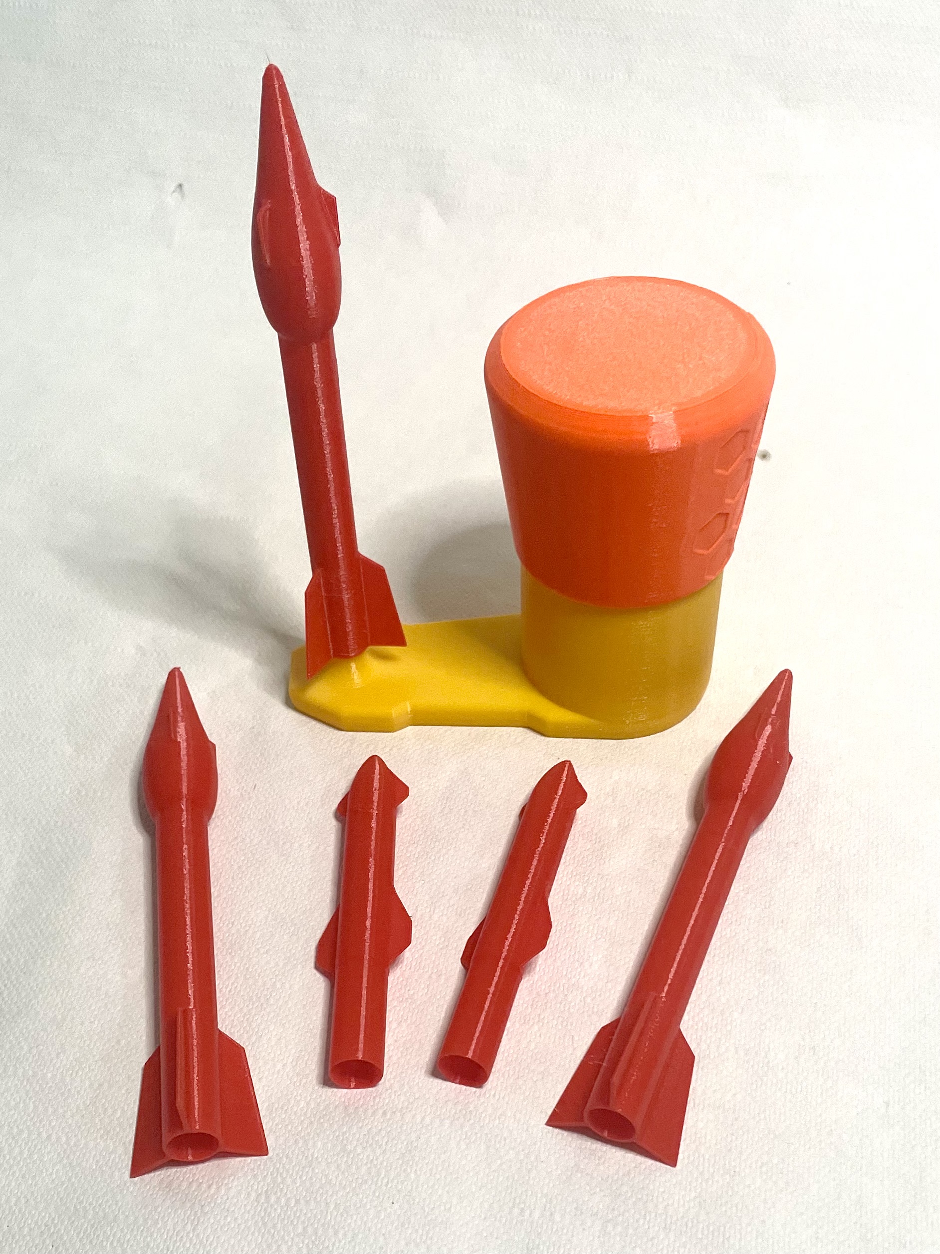 Rocket For The Stomp Rocket Launcher By Henk Download Free Stl Model