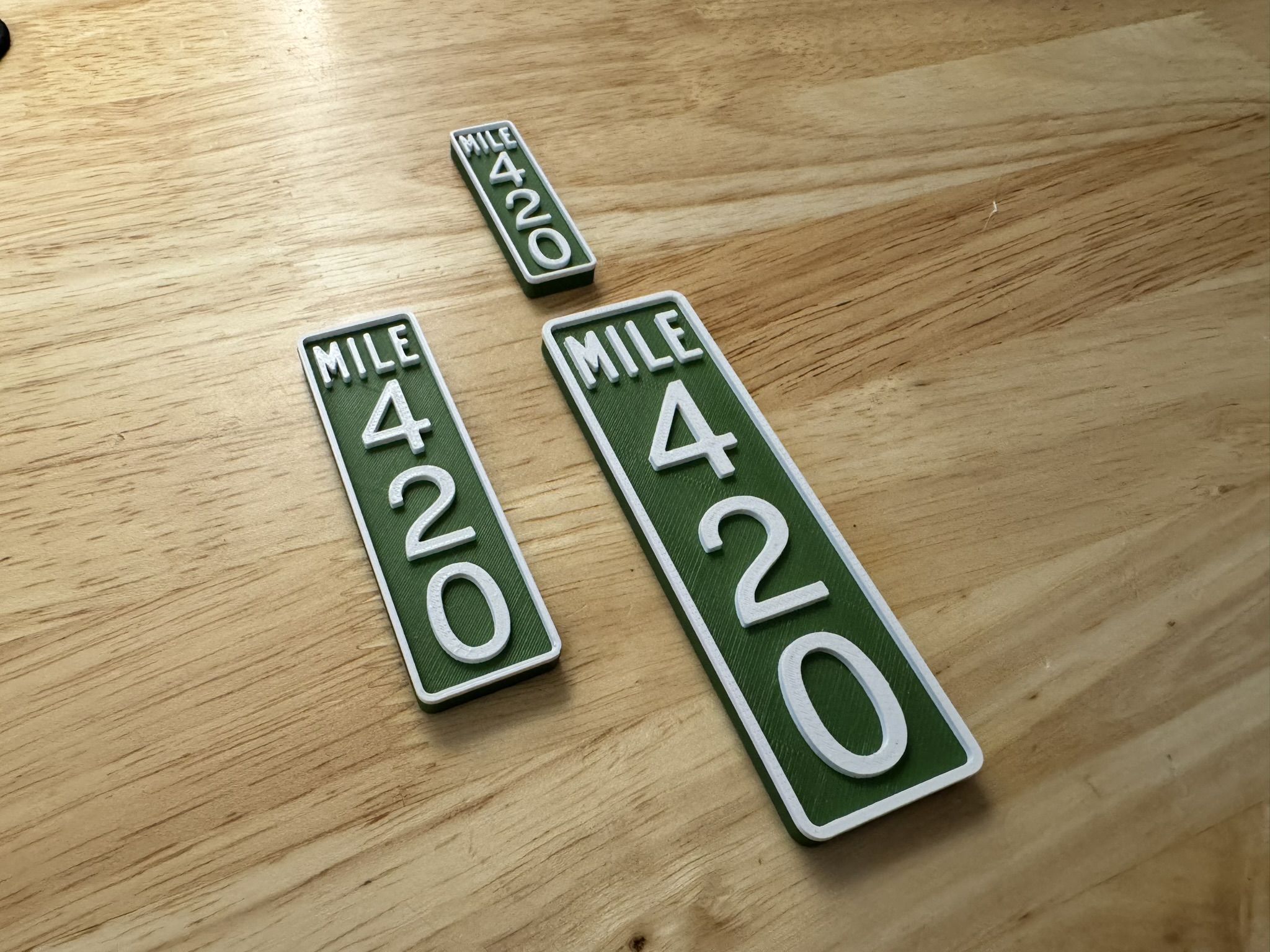 420 Mile Marker Road Sign - Fridge Magnet (Hot-Swap, Multi-Color) | Decoration For Whiteboard, Refrigerator, Locker, Cabinet | Home & Kitchen Essential, Classroom Office Supplies |