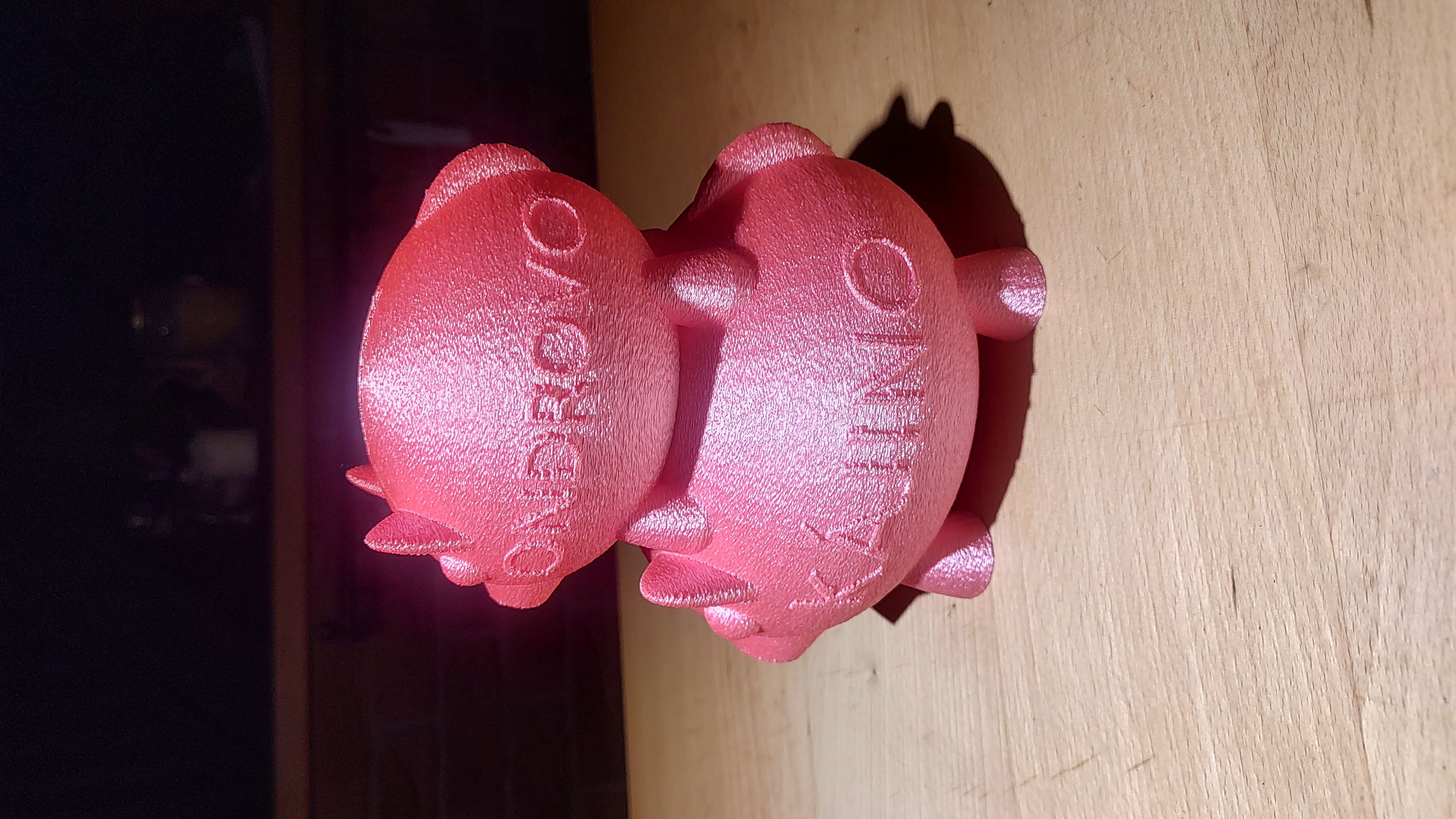 Double (His / Hers) Piggy Bank / Dvojité prasátko pokladnička (Jeho / Její)