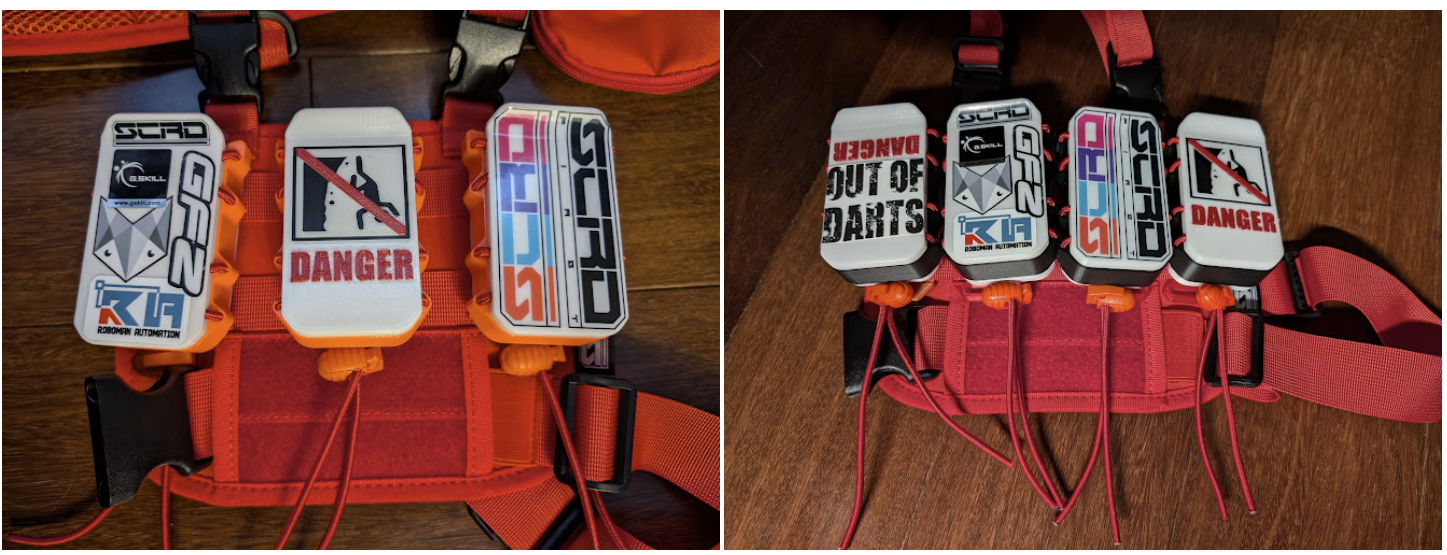 Left/Right Justified Speedsloth molle backs