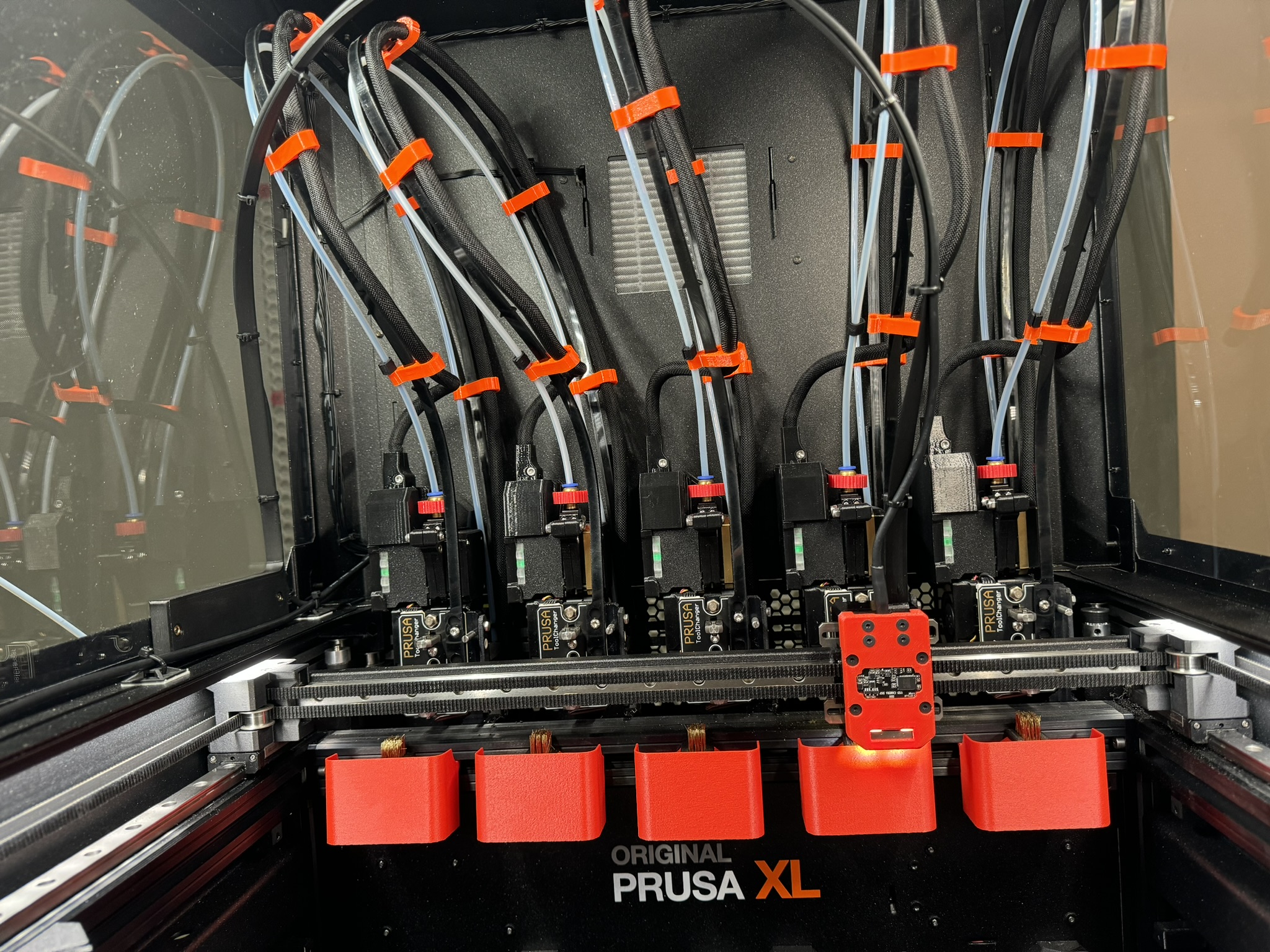 Improved bins for the Prusa XL twist-lock nozzle scrubbers