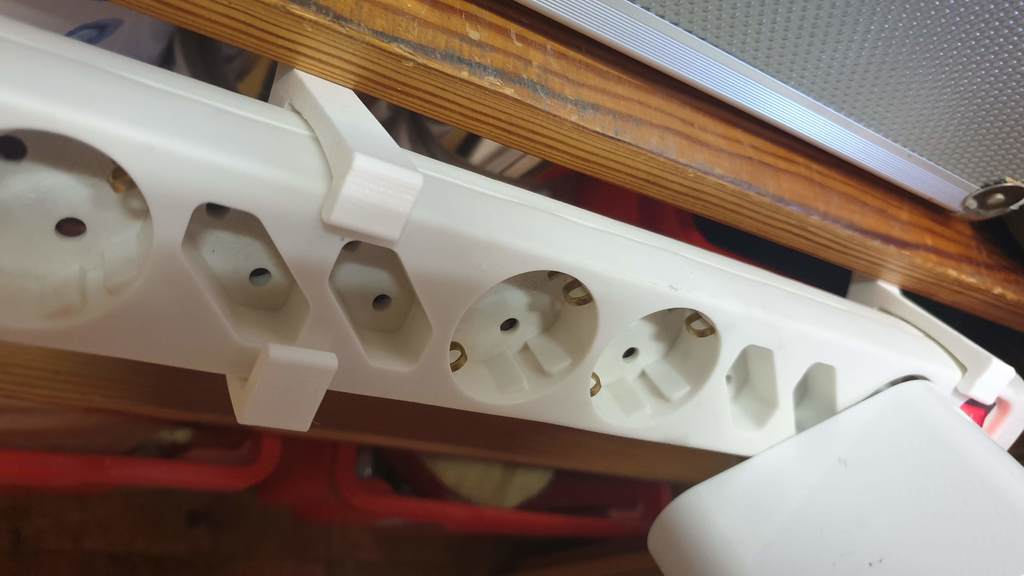 Power Strip Angled Holder