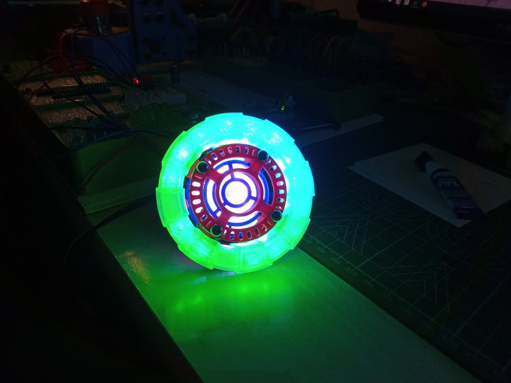 Iron Man Arc Reactor REMIX FOR NEOPIXEL