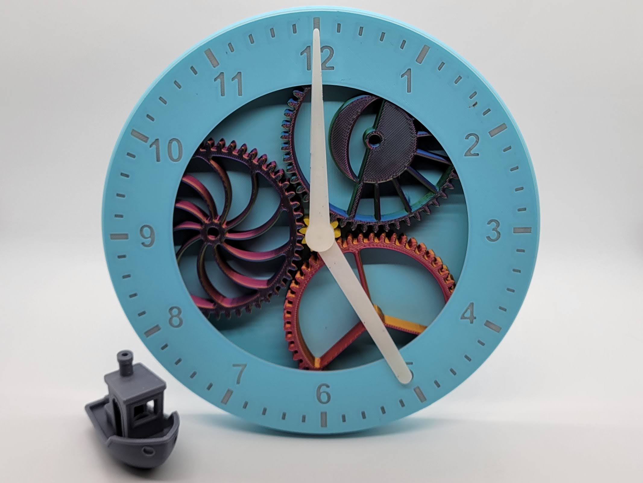 Miniatura 2 do modelo 3D Educational Mechanical Clock