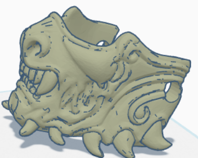 Oni Mask by Schubi123 | Download free STL model | Printables.com