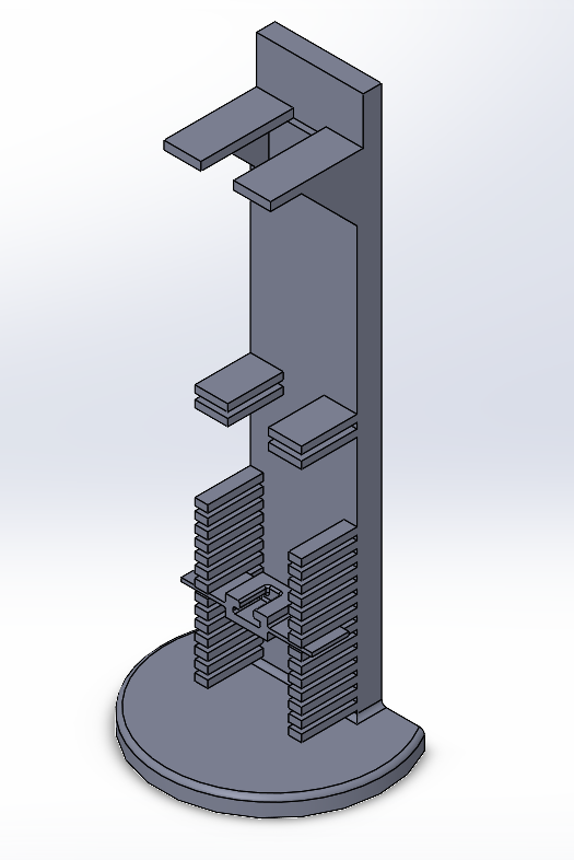 Vial Stand with Syringe Holder