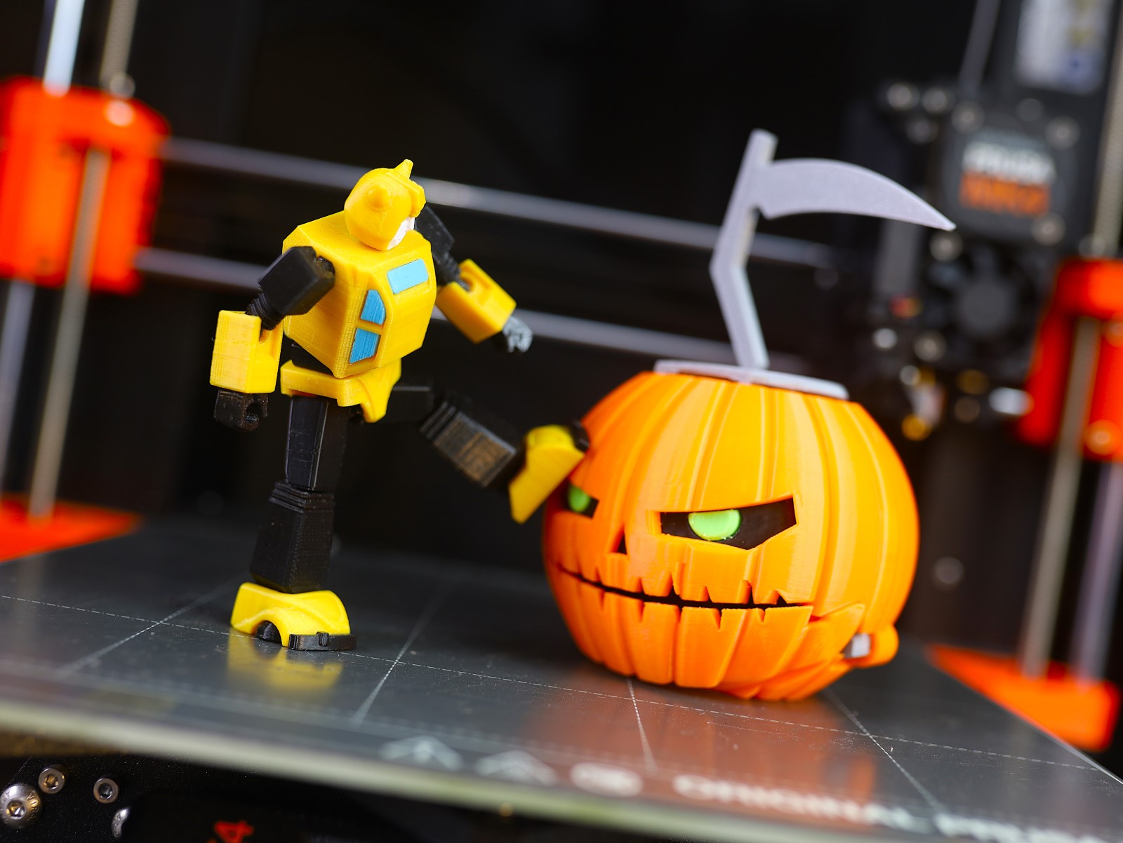 Miniatura 3 do modelo 3D Transformable Robo Pumpkin