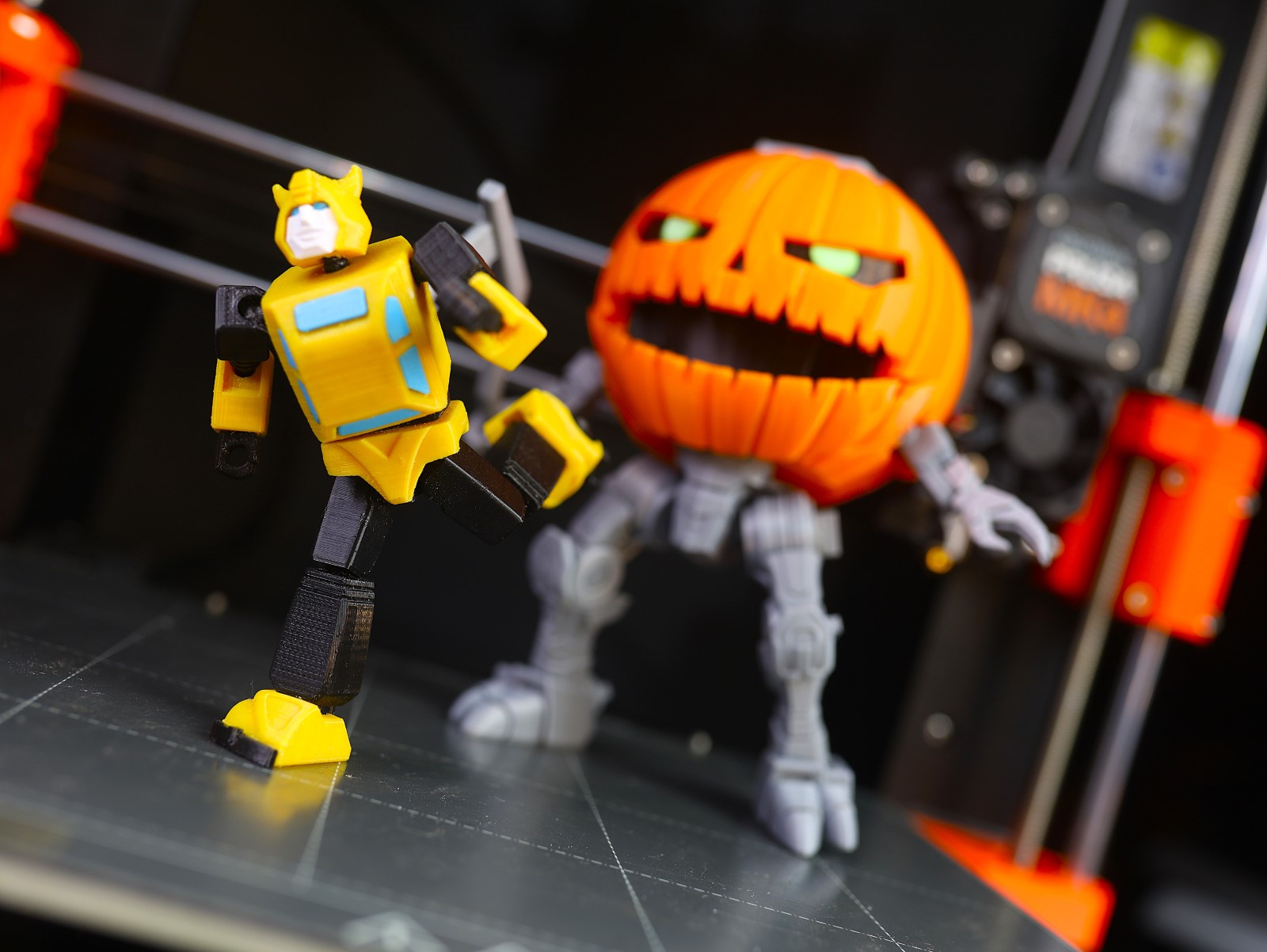Miniatura 5 do modelo 3D Transformable Robo Pumpkin