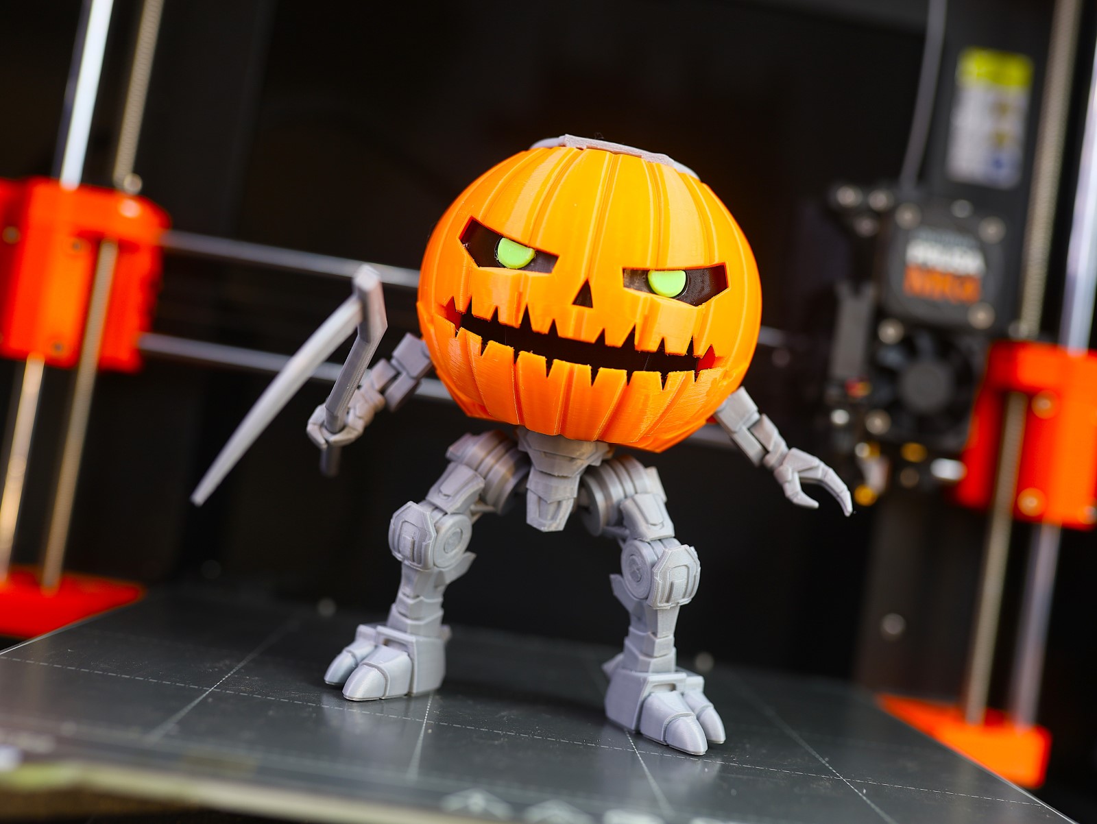Miniatura 6 do modelo 3D Transformable Robo Pumpkin