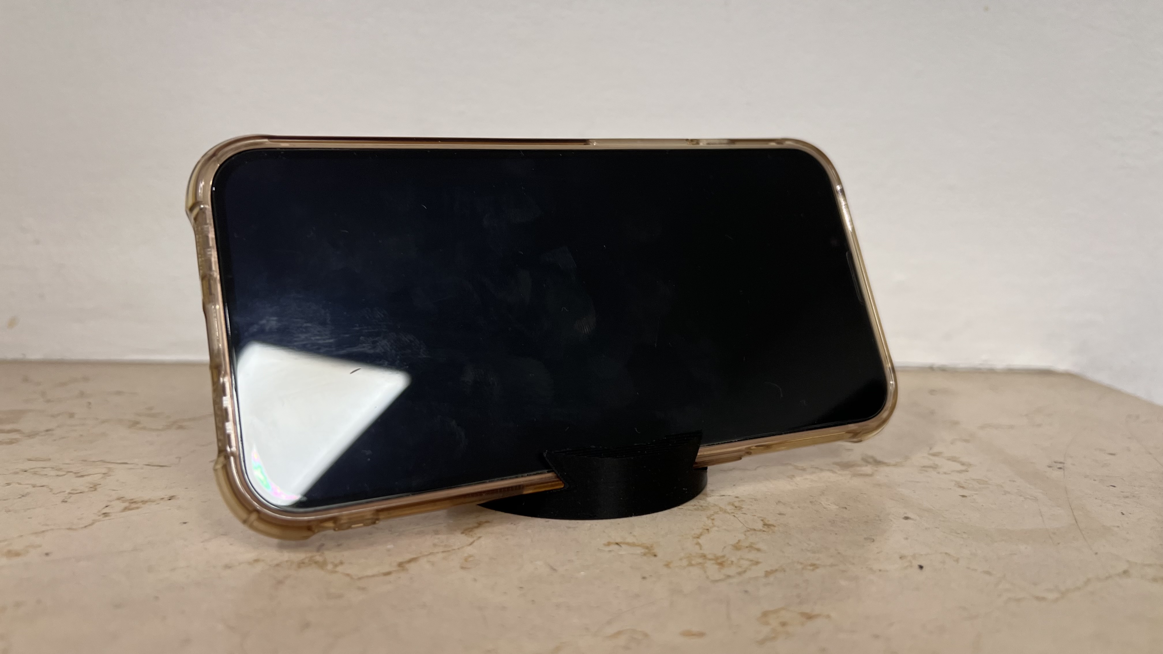 All phone minimalist stand dual position > 15° and 25° tilt