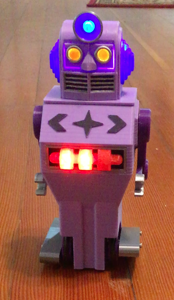 battery operated Paddle Foot robot remix