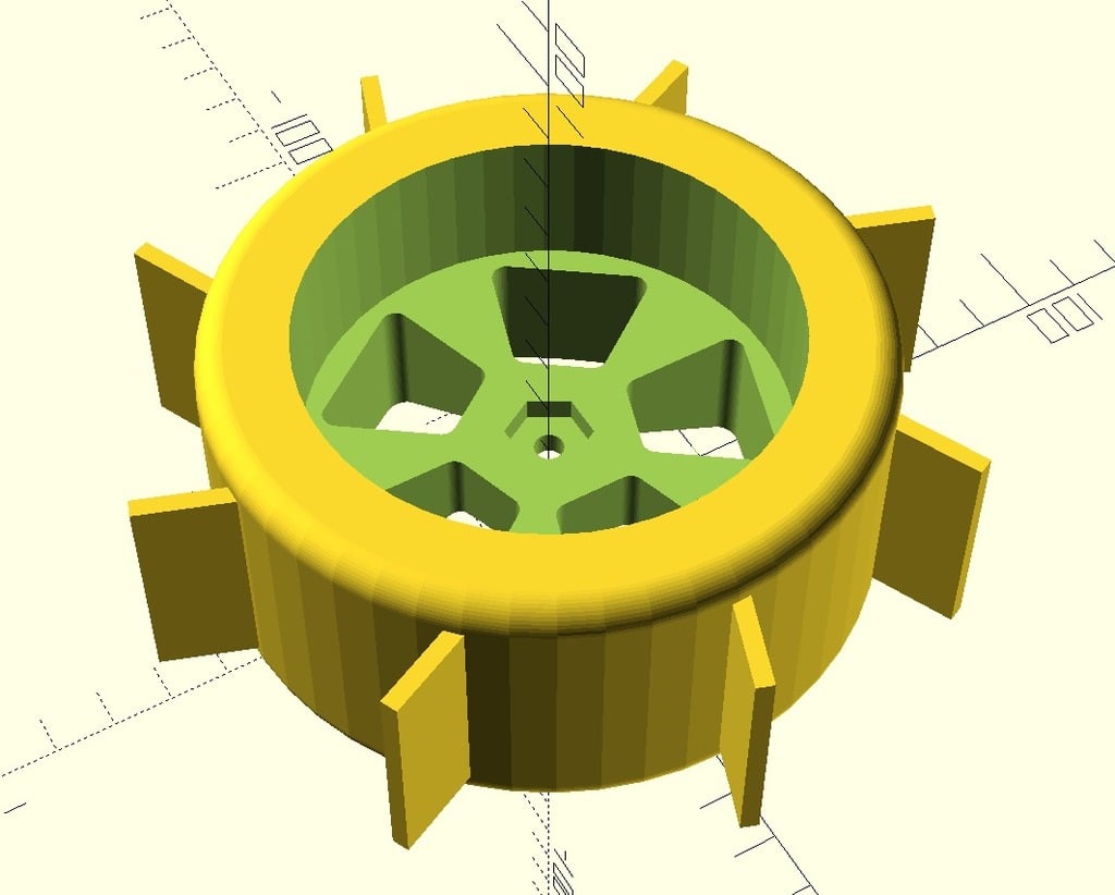 Snow Wheels for R/C Buggy - Rear