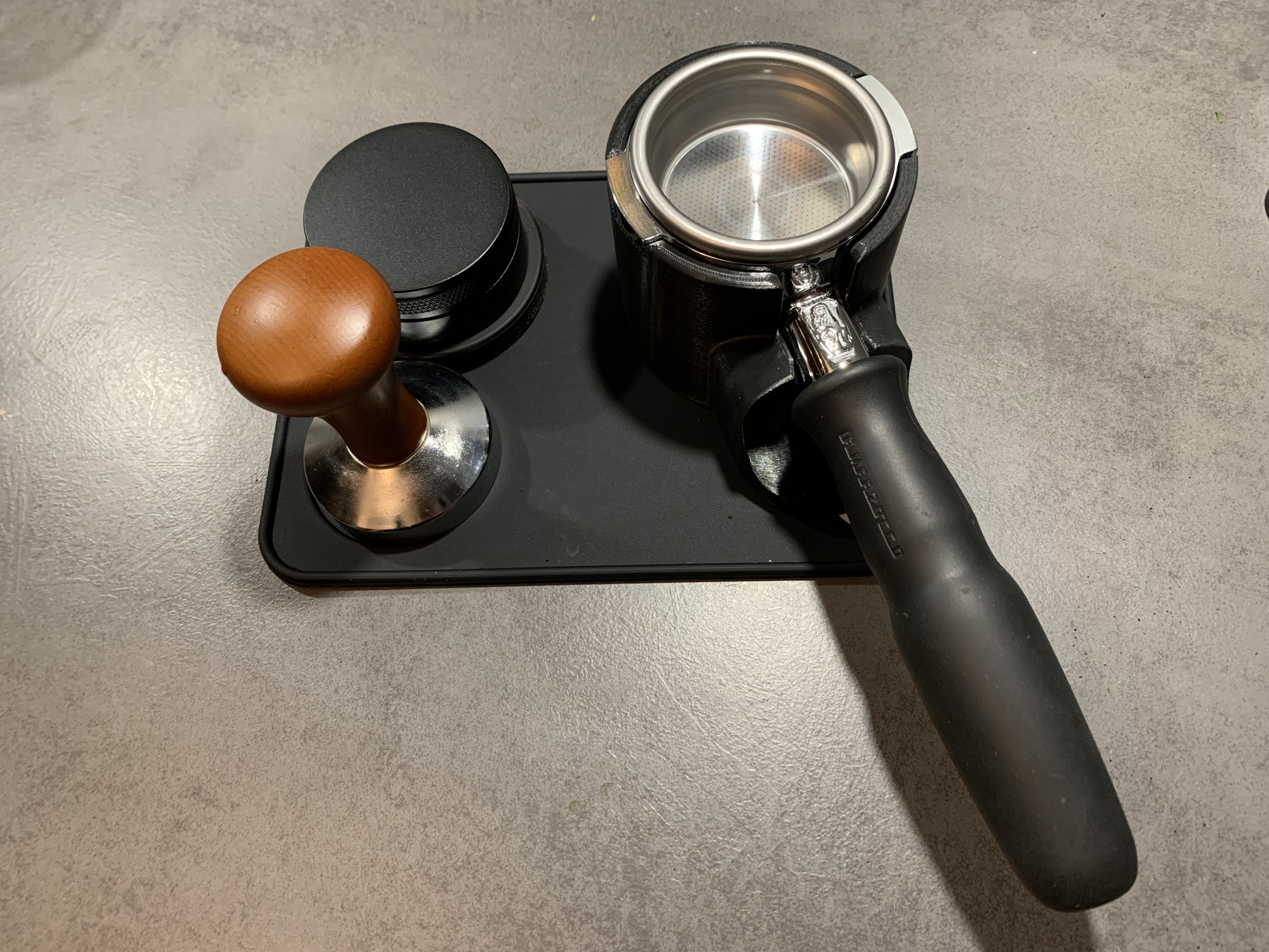 58mm Portafilter Stand ve Kurcalama İstasyonu (Sadece Plastik Aparattır!!!)