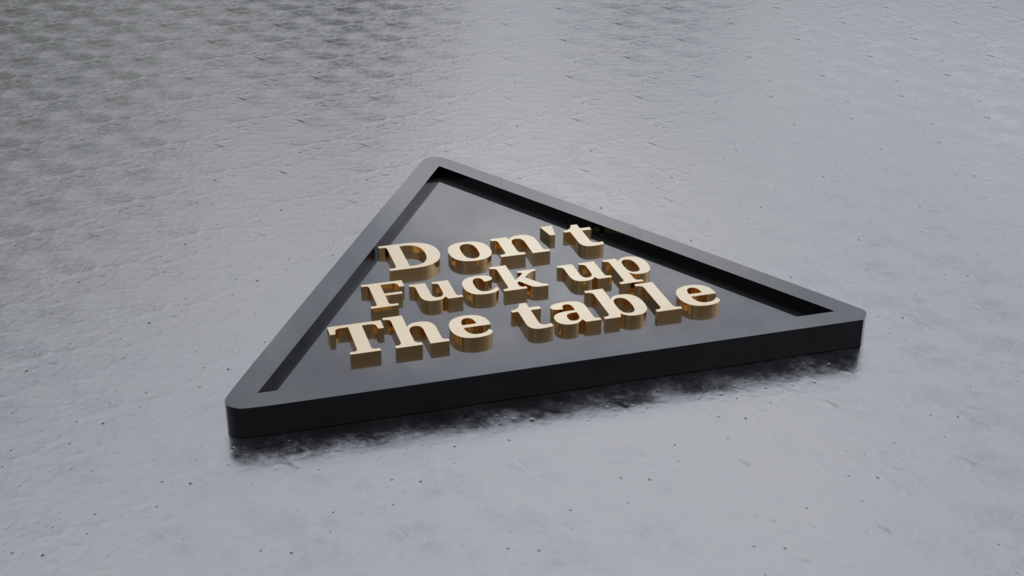 Do Not F*ck Up The Table (Coaster For Drinks) Bundle