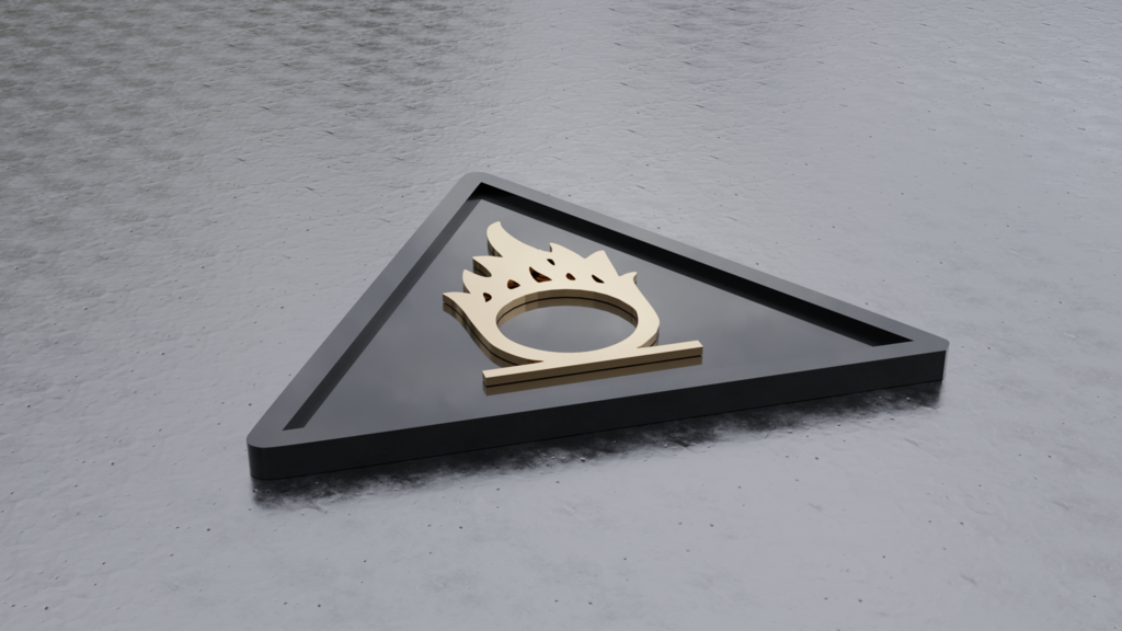 Oxidizing Material Hazard Coaster (Coaster For Drinks) Bundle