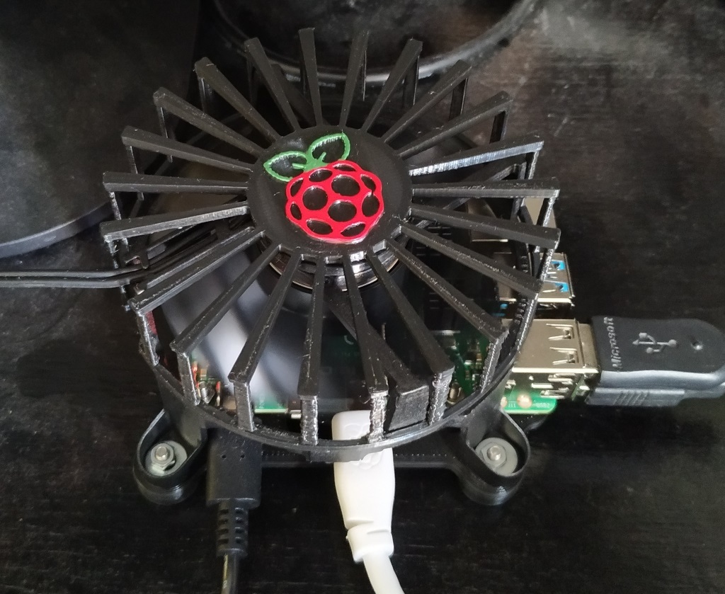 Raspberry Pi 4 case for fan by Arduiblog | Download free STL model ...