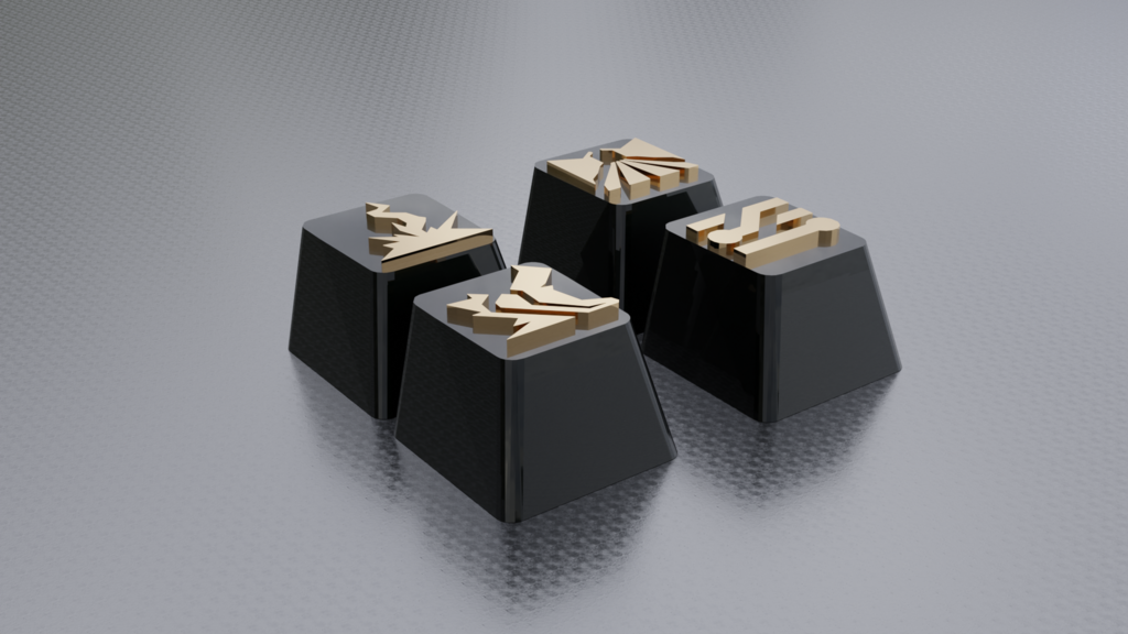 Neon Keycaps Valorant (Multiple Designs - Variations) Bundle
