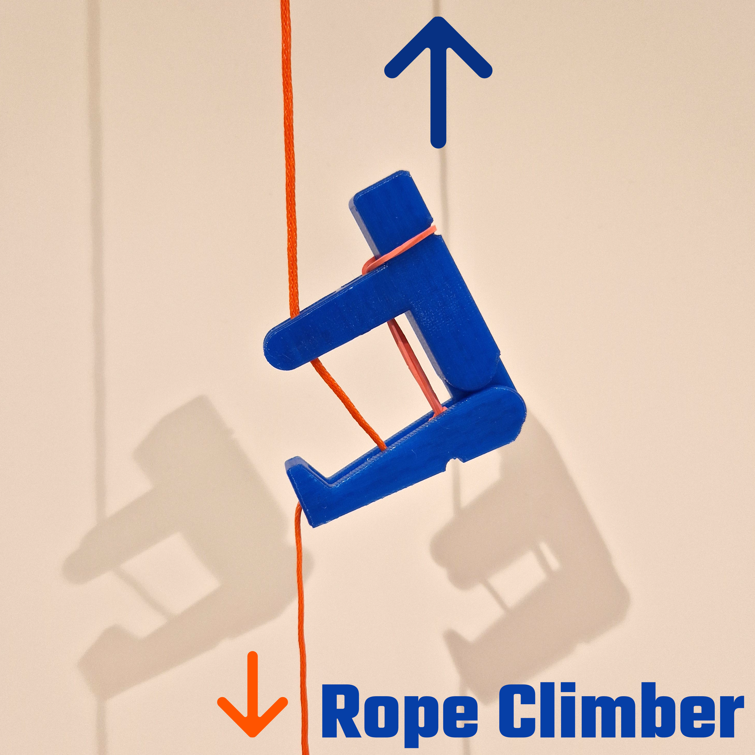 Print in Place Climbing Toy 3D model thumbnail
