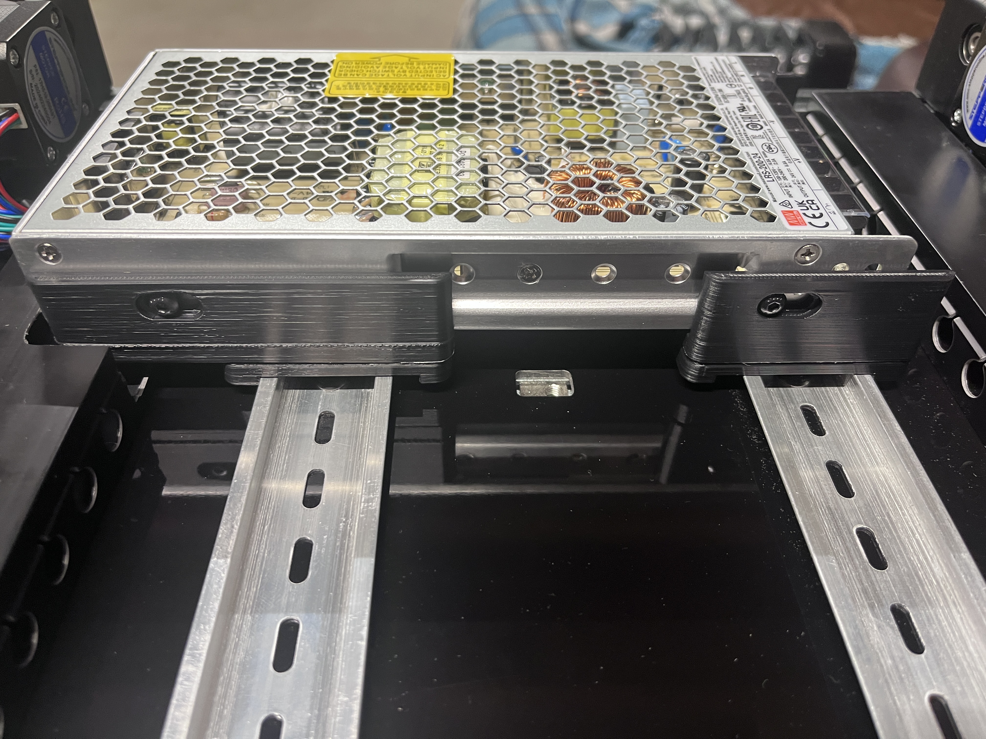 Vertical Brackets for MeanWell LRS 200 Power Supply