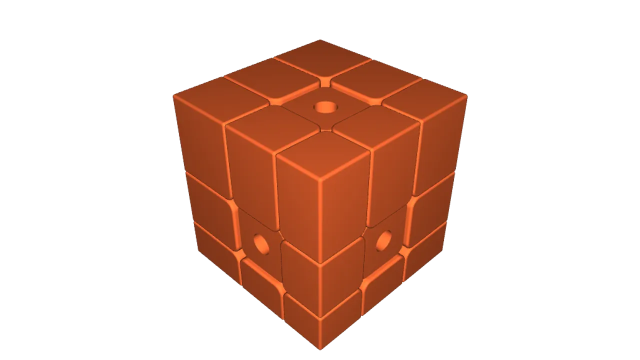 Free STL file Rubik's cube Mirror - Replacement corners 🪞・3D