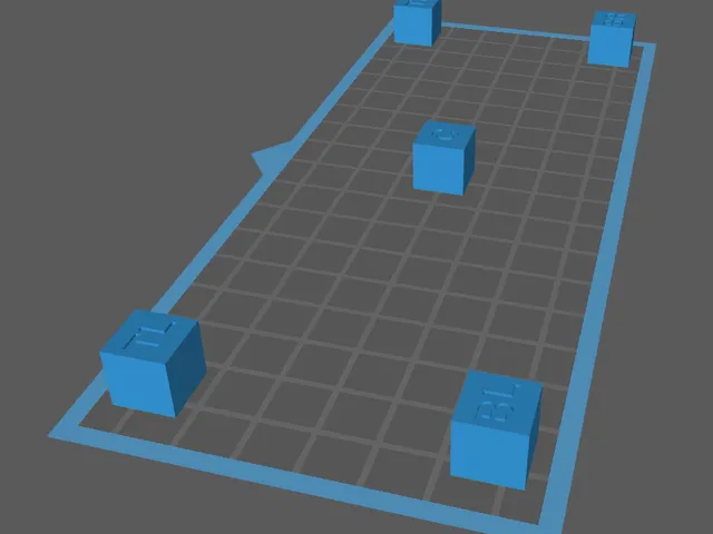 Leveling cubes