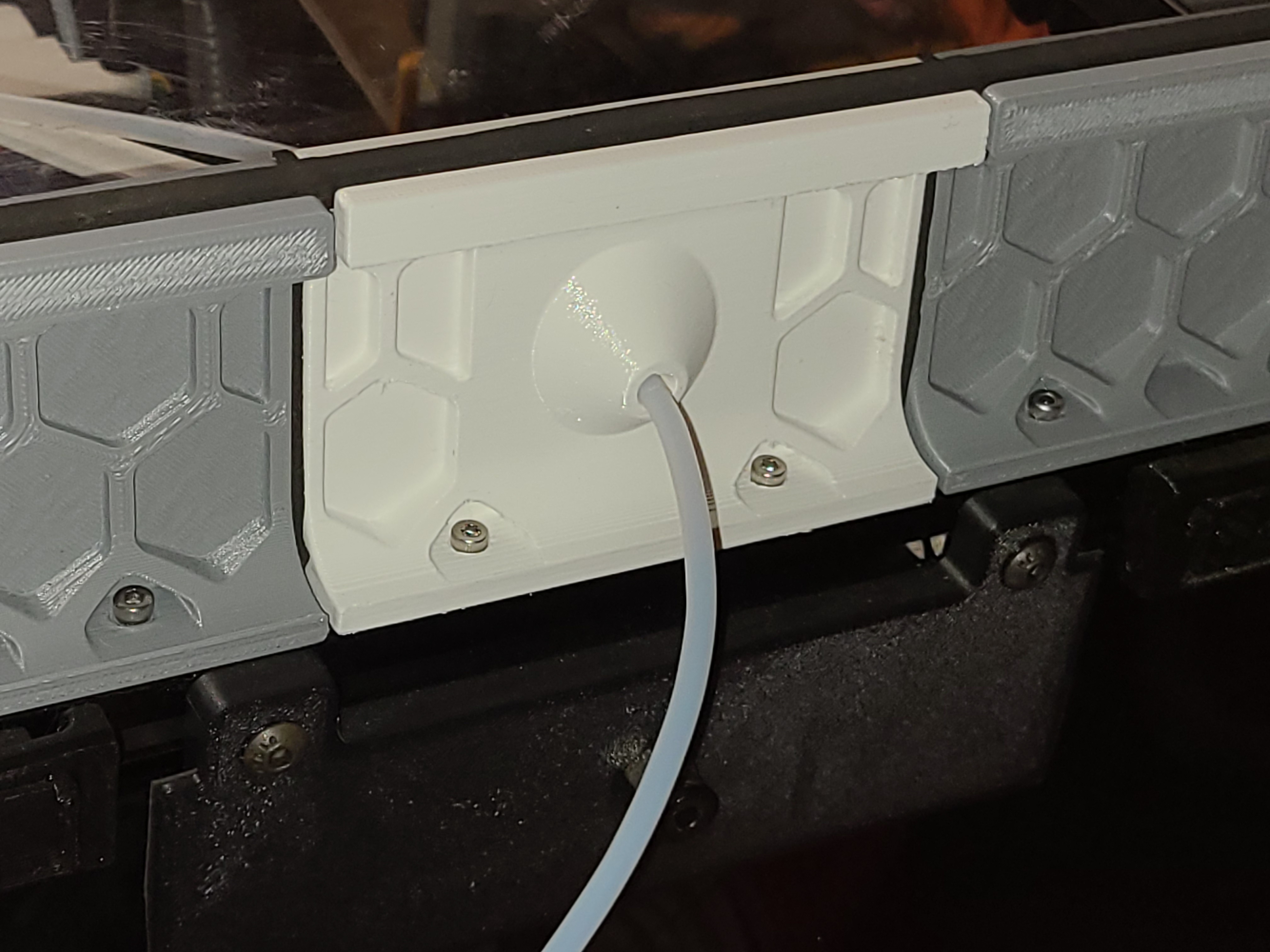 Voron 2.4 & Trident Canopy PTFE passthrough Simplified for 250 Trident