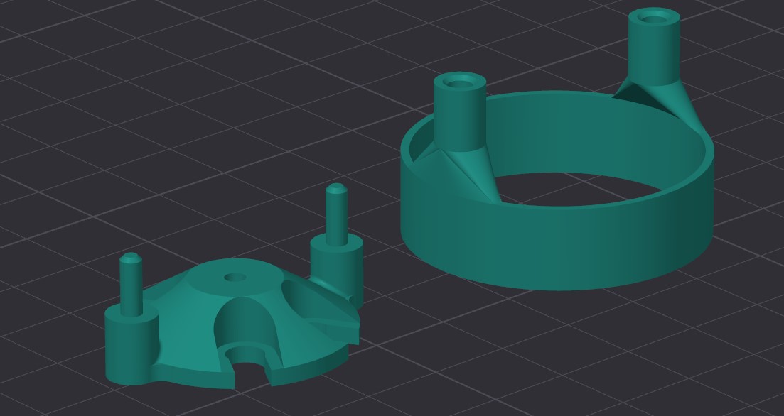 BM-800 Axial Mount for TSC-1 by Space Potato | Download free STL model ...