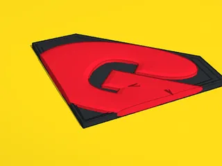 super g logo by Bobojeff7 | Download free STL model | Printables.com