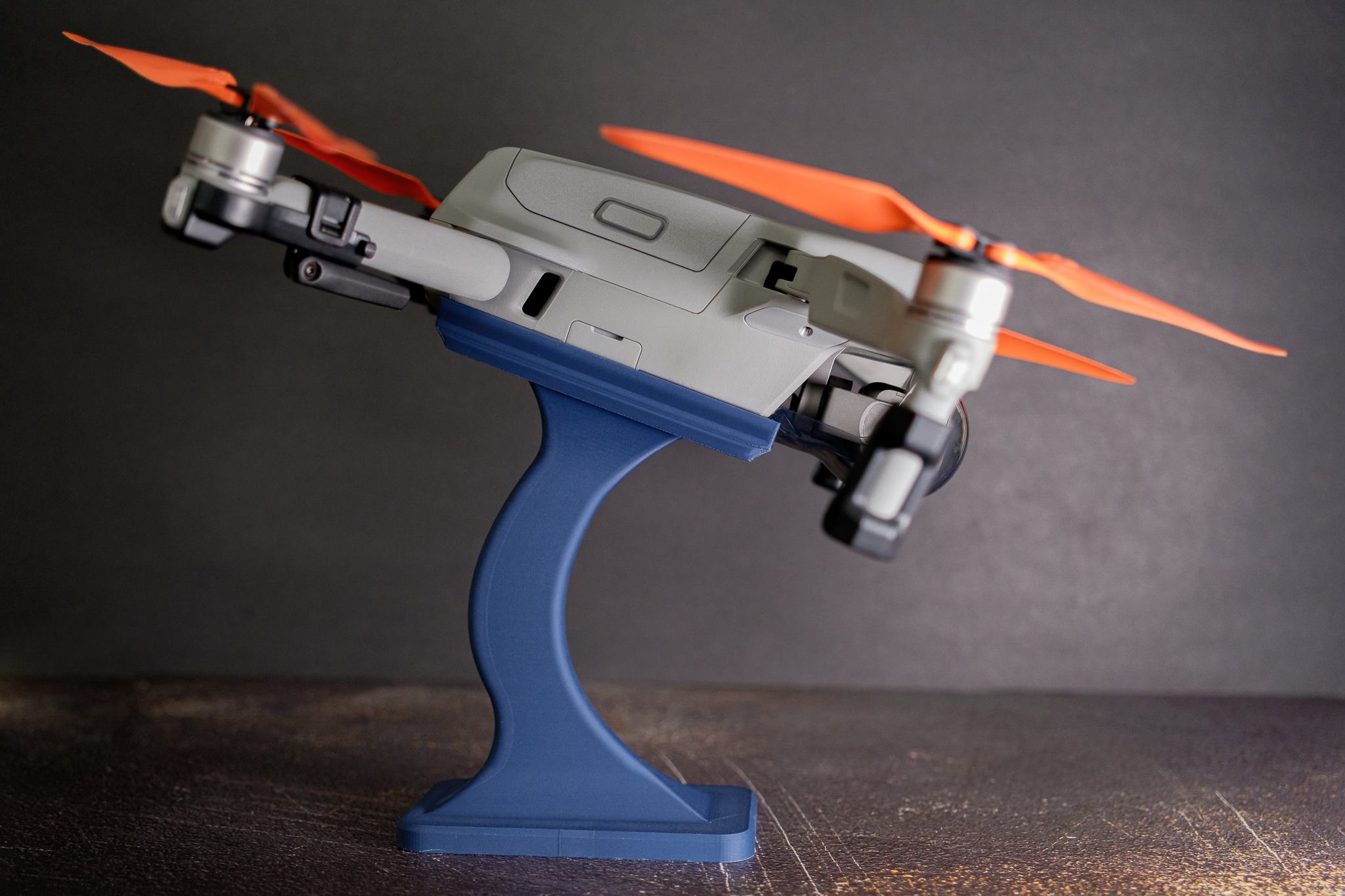 Drone display stand with interchangeable mounts for DJI Mavic Mini 2/SE and Air/ Air 2S