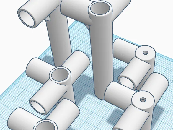 Wardrobe Rod Connectors