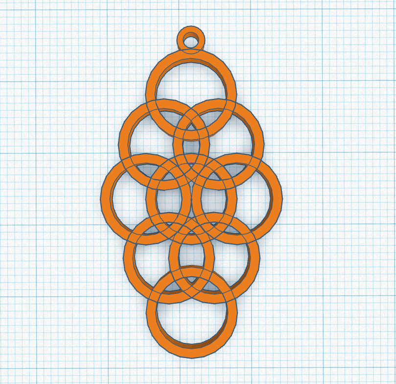 Interconnected Circle Earrings — thumbnail 2