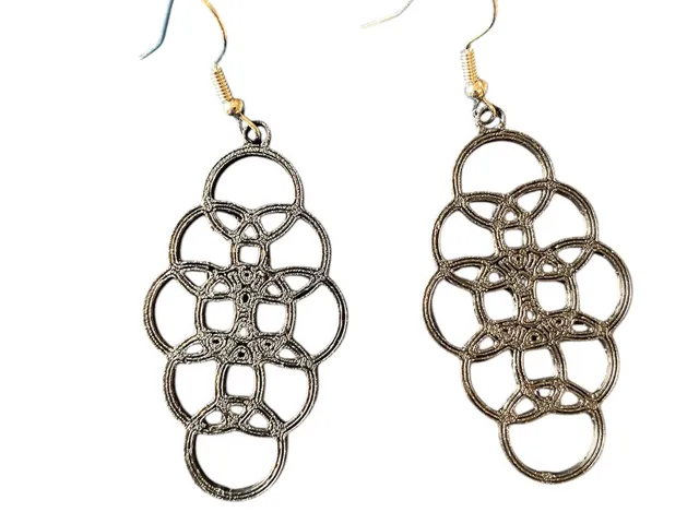 Interconnected Circle Earrings