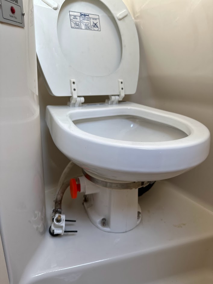 Manual lever for dometic 510 marine toilets