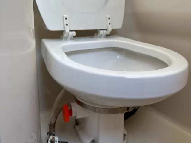 Manual lever for dometic 510 marine toilets