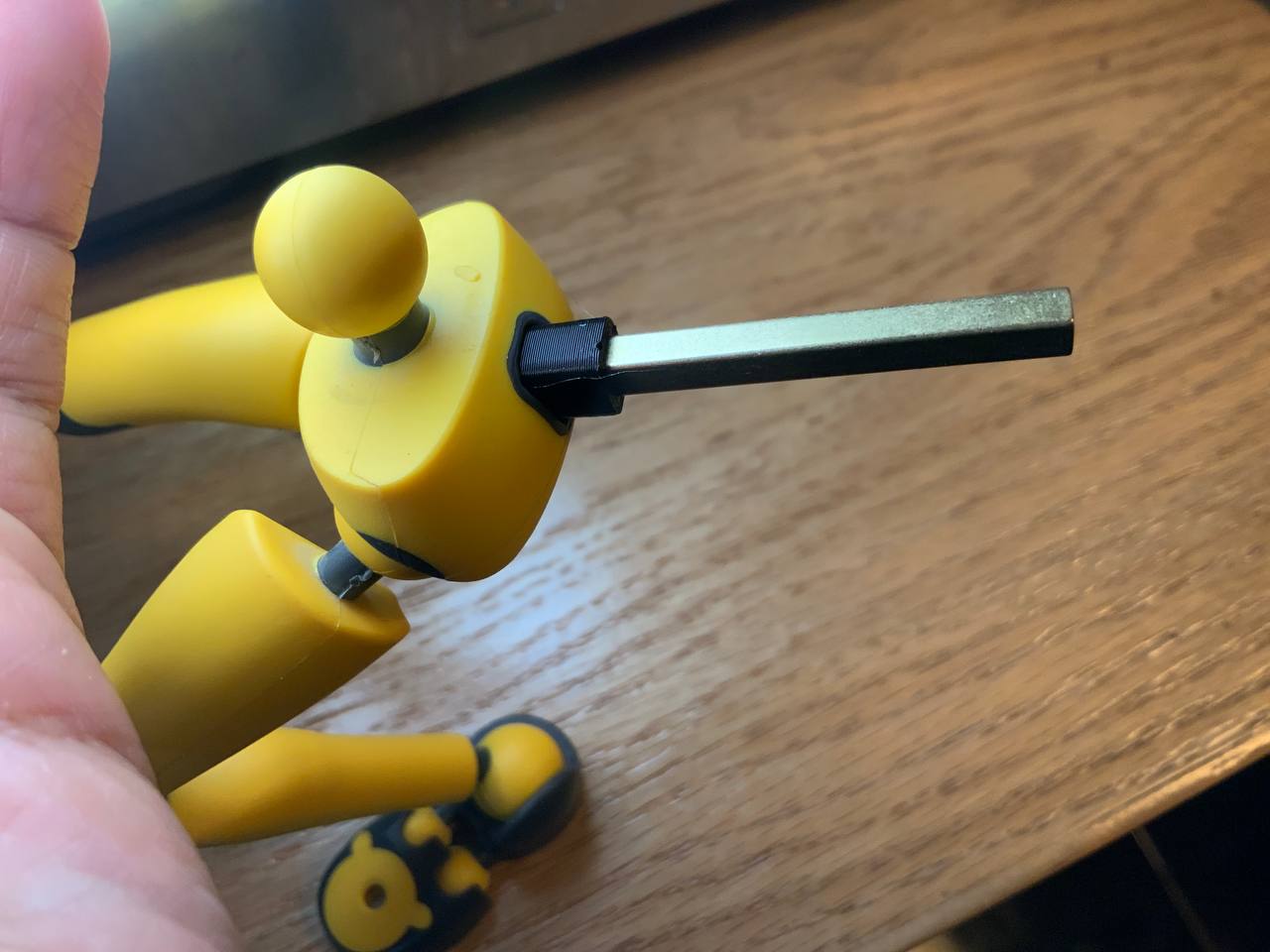 4mm Square Fixing Joint to Stickybones Fly Rig Adapter