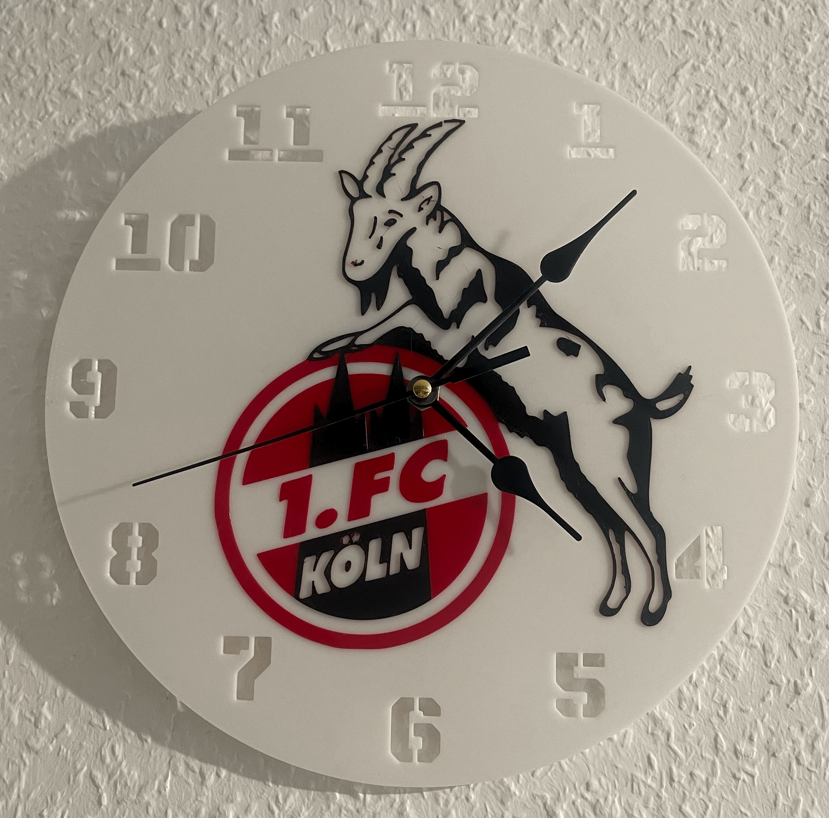1 FC Köln Wand Uhr / Clock