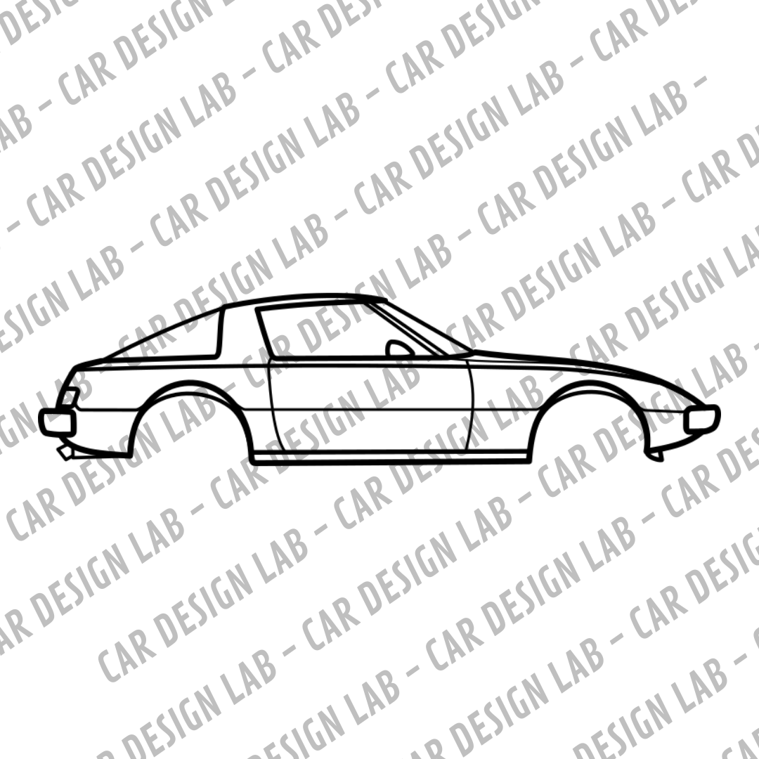 Mazda RX-7 FB (1985) by CarDesignLab | Printables Store