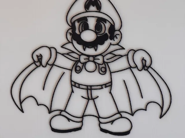 Super Mario Halloween Wall Art
