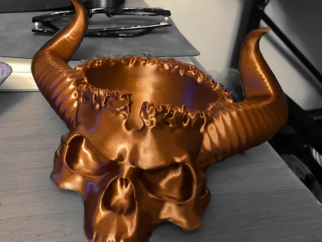 HellsFire  'Skull King' Series _ Skull-Bowl -3D Model